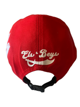 Load image into Gallery viewer, Red 5 panel Moors hat
