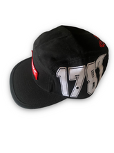 Load image into Gallery viewer, Black 5panel Moors hat
