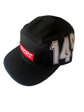 Load image into Gallery viewer, Black 5panel Moors hat
