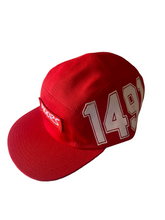 Load image into Gallery viewer, Red 5 panel Moors hat
