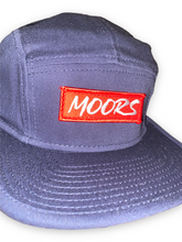 Load image into Gallery viewer, Navy 5 panel hat
